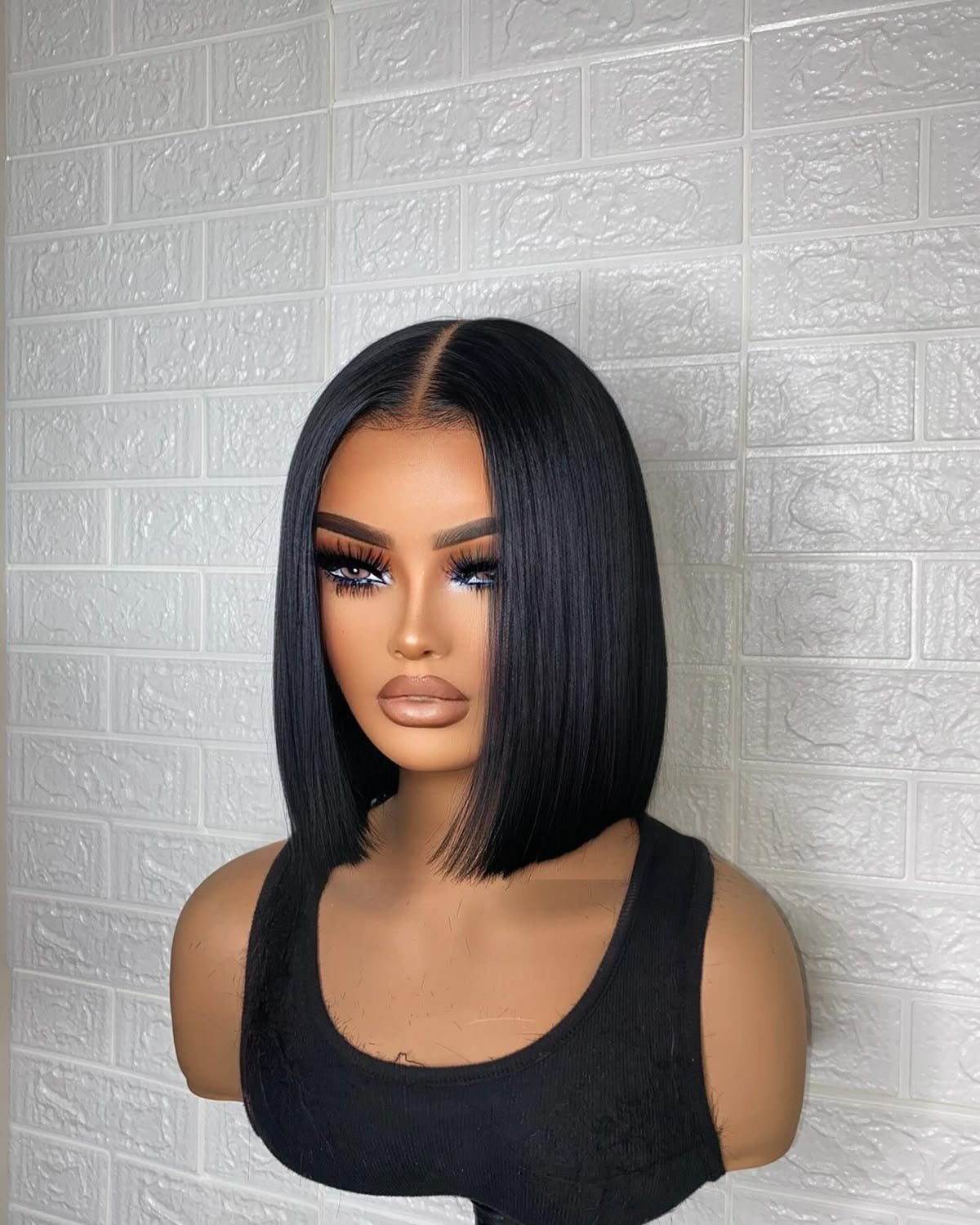 The Lola Straight Bob Wig (Human Hair Blend) 30cm