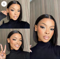 The Vee Brazilian Full Frontal Short Bob Wig (Human Hair Blend) 20cm