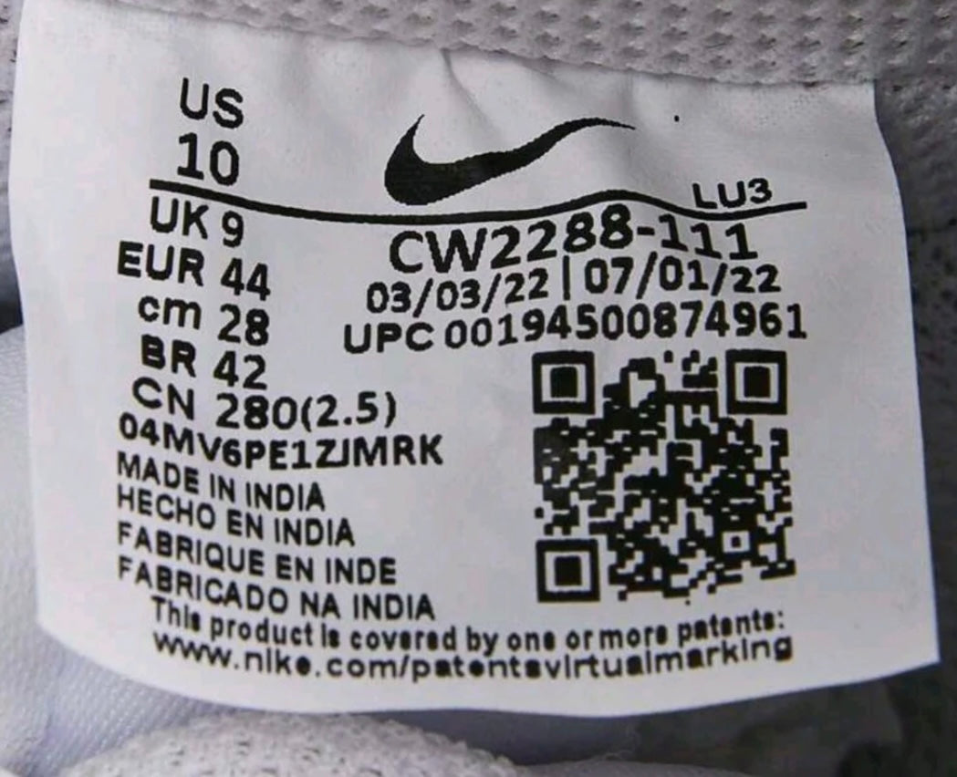 Nike Air Force 1 (white)