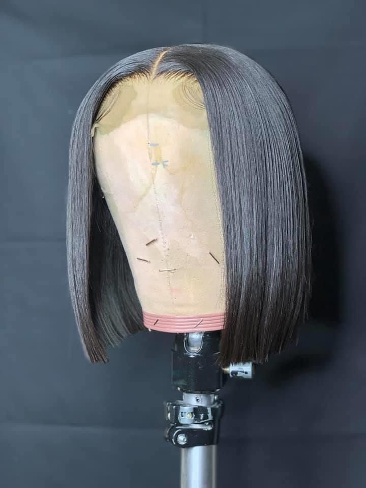 The Lola Straight Bob Wig (Human Hair Blend) 30cm