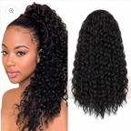 Drawstring Ponytail Water Wave (Synthetic Hair Clip) 60cm